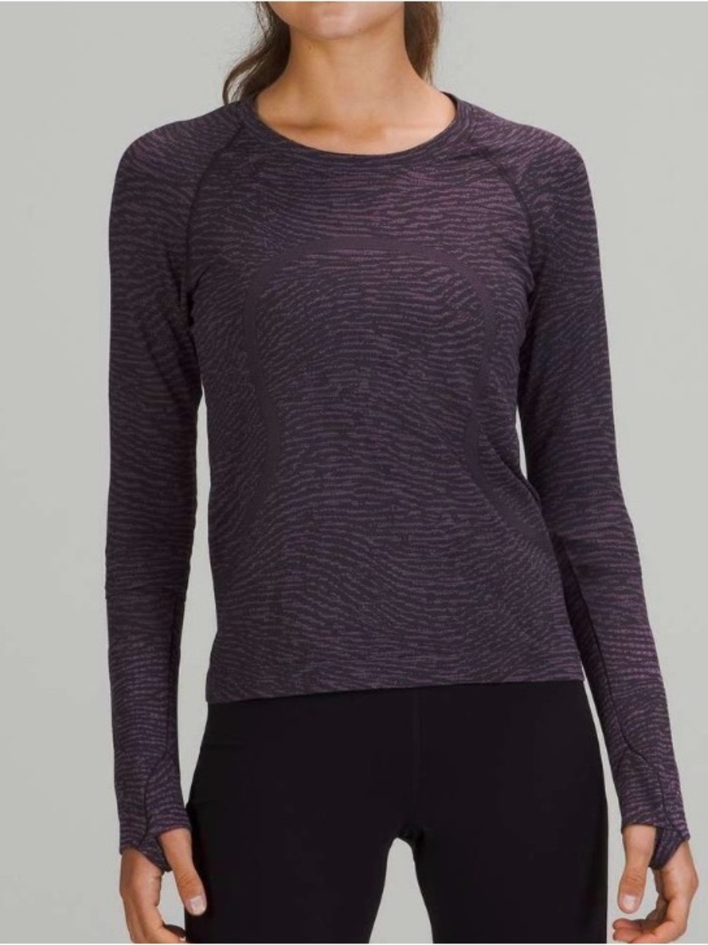 Lululemon Swiftly Tech Long Sleeve Crew Purple Size XS